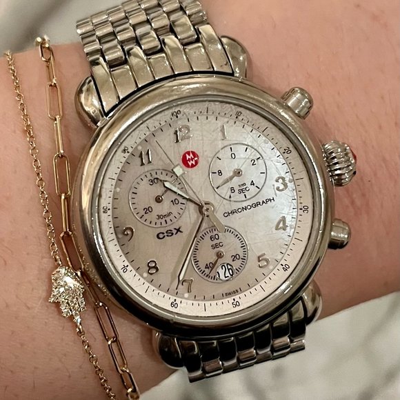 Michele CSX Mother of Pearl Watch main image 4